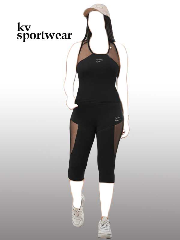 ست تاپ شلوارک ورزشی زنانه دبل Nike کد 003
