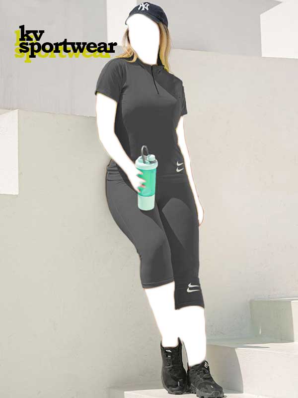 ست تیشرت شلوارک ورزشی زنانه NIKE کد 004