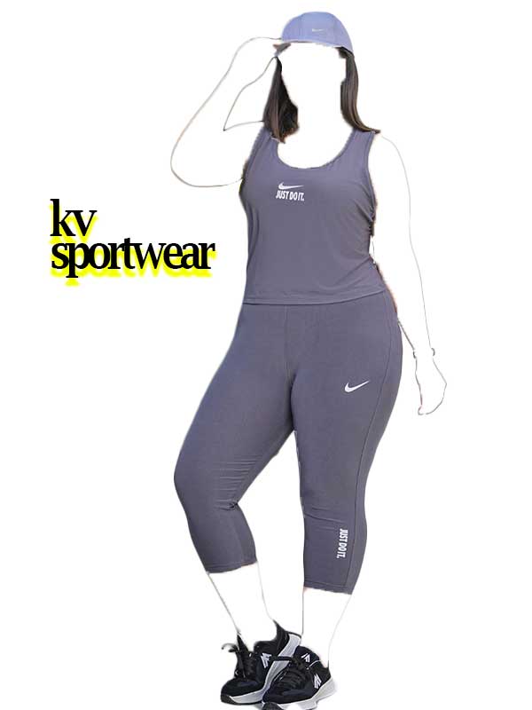 تاپ شلوارک بیگ سایز ورزشی زنانه Nike کد 002