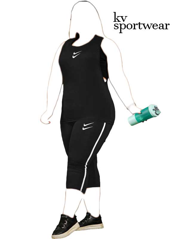 ست نیمتنه شلوارک کاور بیگ سایز ورزشی زنانه Nike