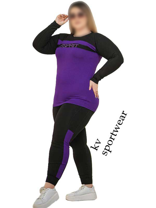 تیشرت شلوار ورزشی بیگ سایز زنانه ESPRIT