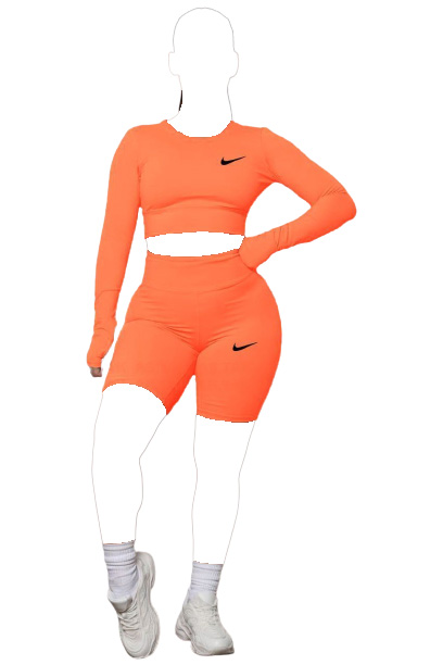 تیشرت شلوارک فینگردار ورزشی زنانه Nike