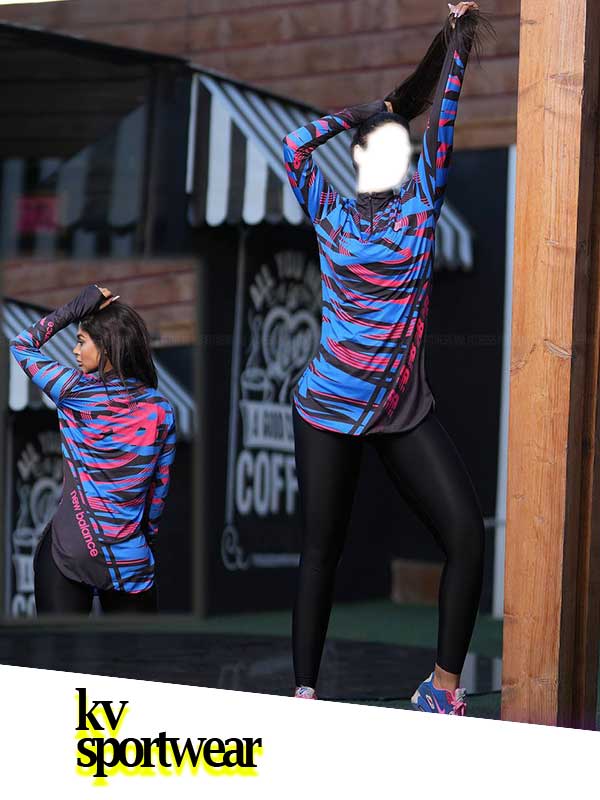 مانتو نیم زیپ فینگردار ورزشی زنانه New Balance