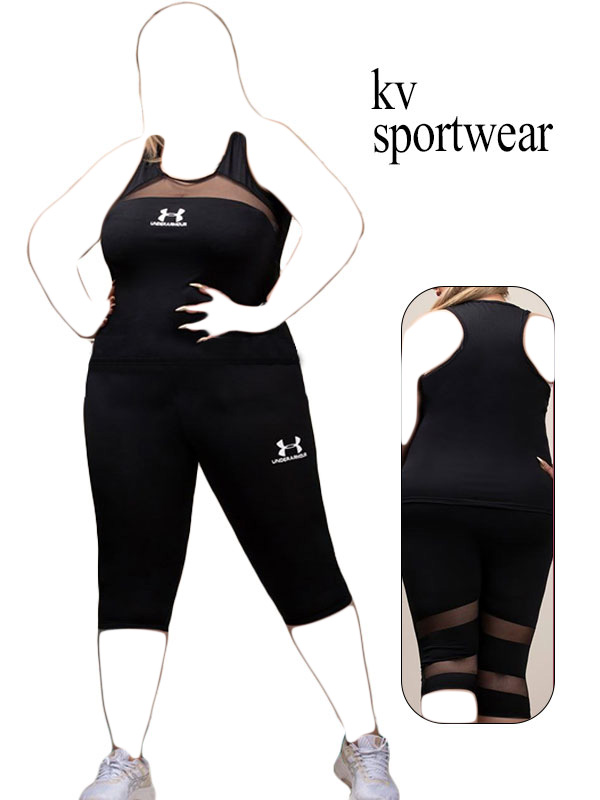 تاپ شلوارک ورزشی سایز بزرگ زنانه Under armour