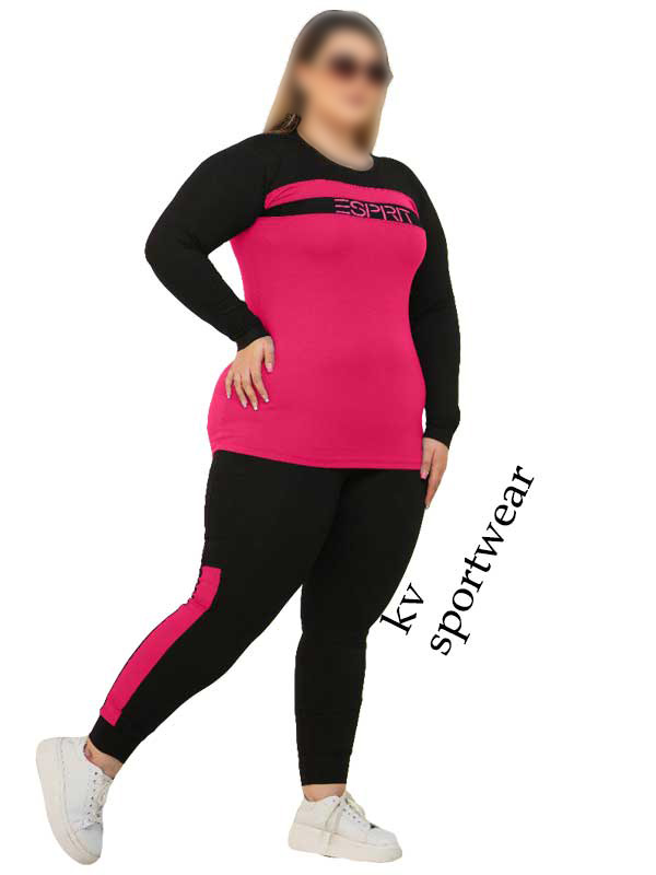 تیشرت شلوار ورزشی بیگ سایز زنانه ESPRIT