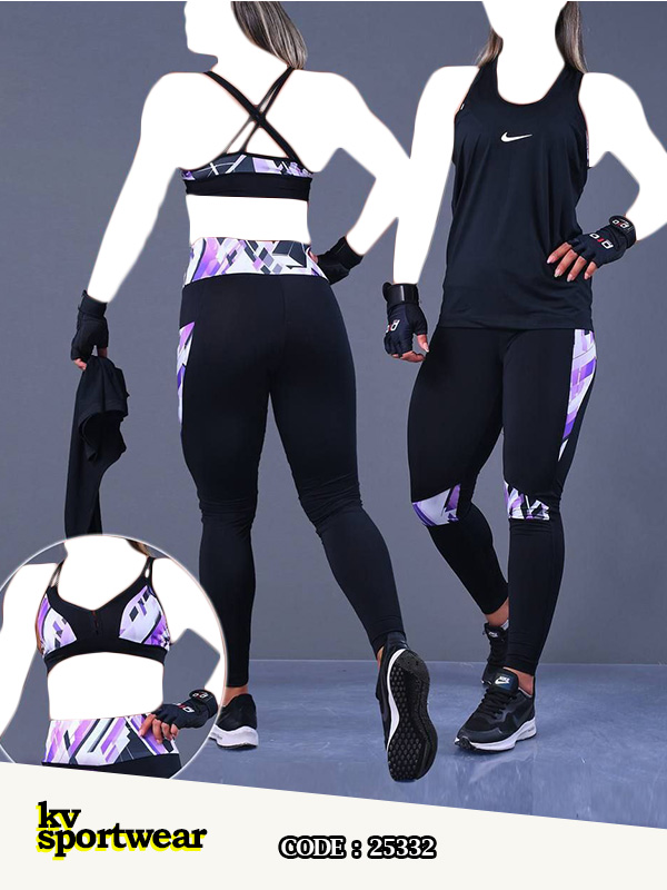 ست نیم تنه شلوار و کاور ورزشی زنانه Nike کد 03