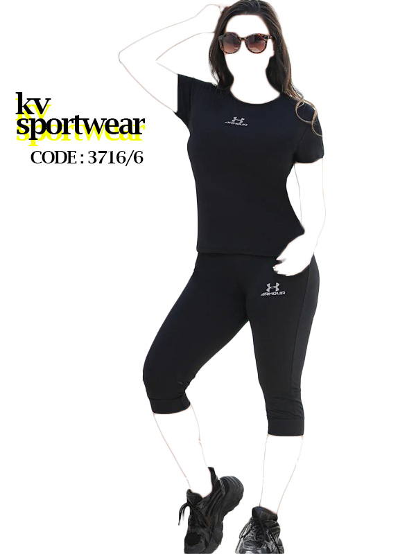 ست تیشرت شلوارک ورزشی زنانه UNDER ARMOUR کد 002