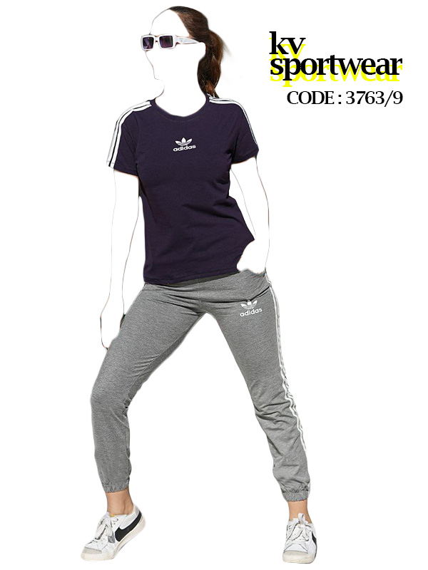 ست تیشرت شلوار ورزشی زنانه adidas کد 001