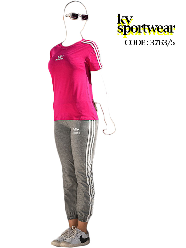 ست تیشرت شلوار ورزشی زنانه adidas کد 005