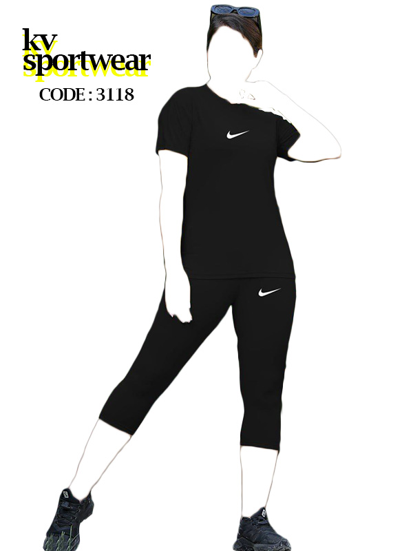 ست تیشرت شلوارک ورزشی زنانه NIKE کد 003