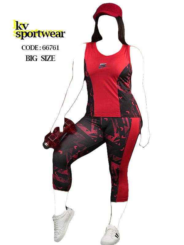 تاپ شلوارک بیگ سایز ورزشی زنانه Nike کد 003