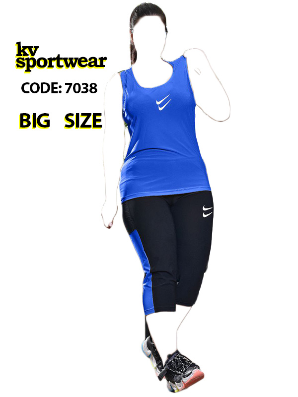 تاپ شلوارک بیگ سایز ورزشی زنانه Nike کد 006