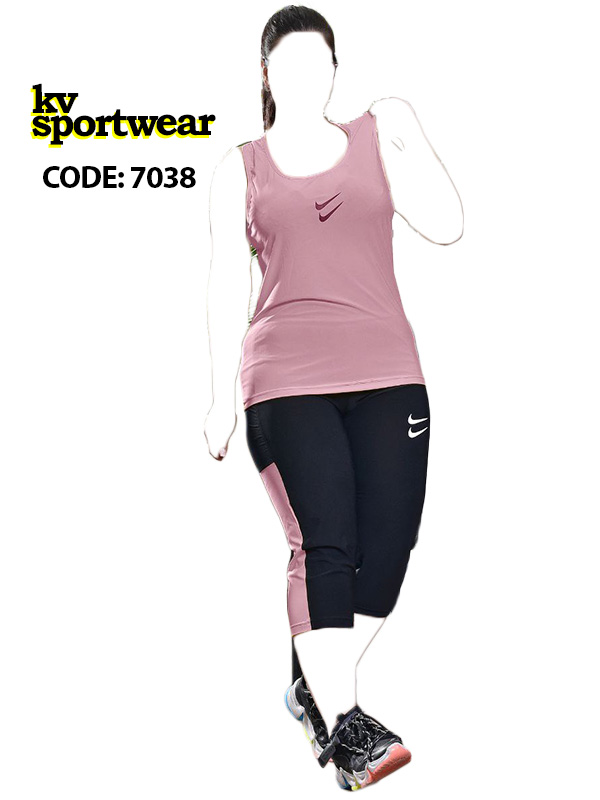 تاپ شلوارک بیگ سایز ورزشی زنانه Nike کد 008