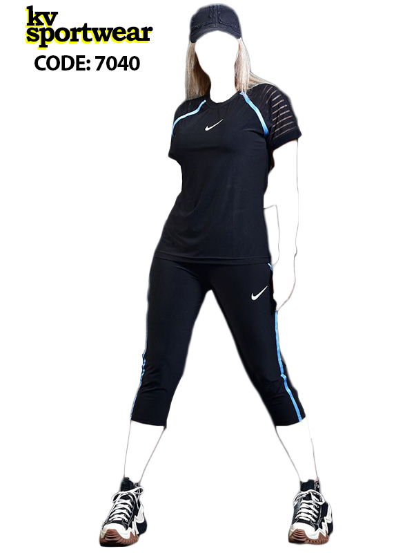 ست تیشرت شلوارک ورزشی زنانه NIKE کد 006