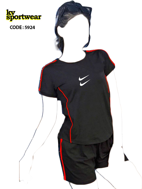 ست تیشرت شورتک ورزشی زنانه NIKE کد 002