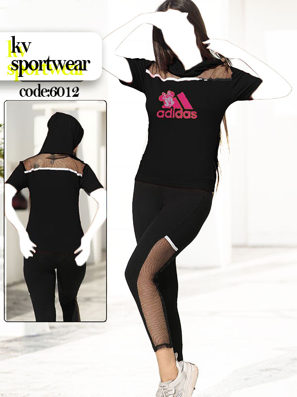 ست تیشرت شلوار ورزشی زنانه adidas کد 002