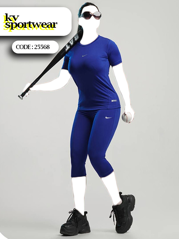 ست تیشرت شلوارک ورزشی زنانه کد 007
